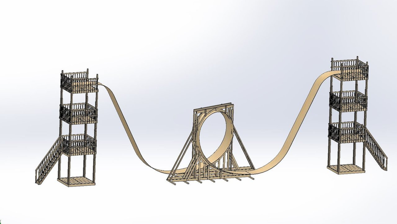 Illustration for article titled MIT Students Build Handmade Wooden Roller Coaster For Incoming Freshmen